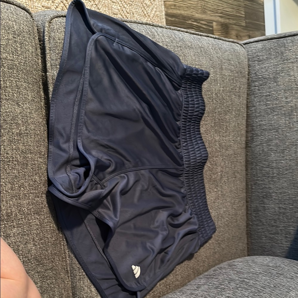Adidas Blue Athletic Shorts with Elastic Waistband